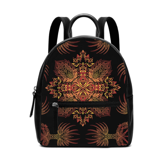 Black and Gold Cross Backpack