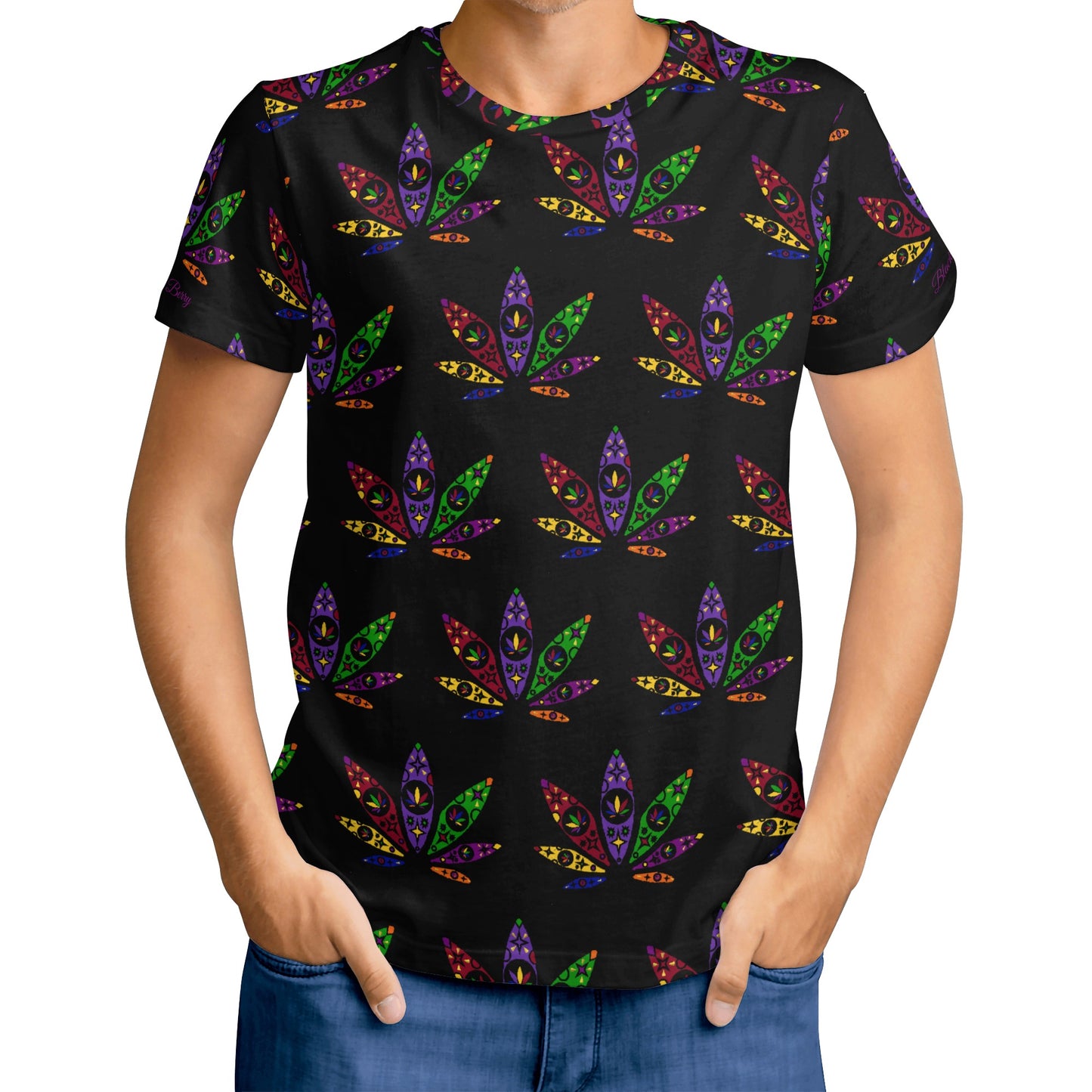 New Mens All Over Print T-shirt